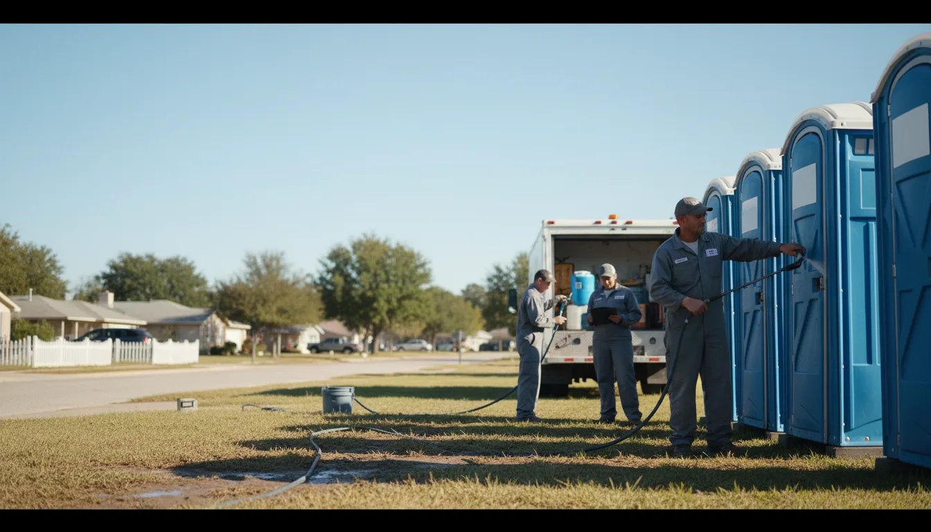 Long-Term Portable Toilet Rental in Shelby, AL near me